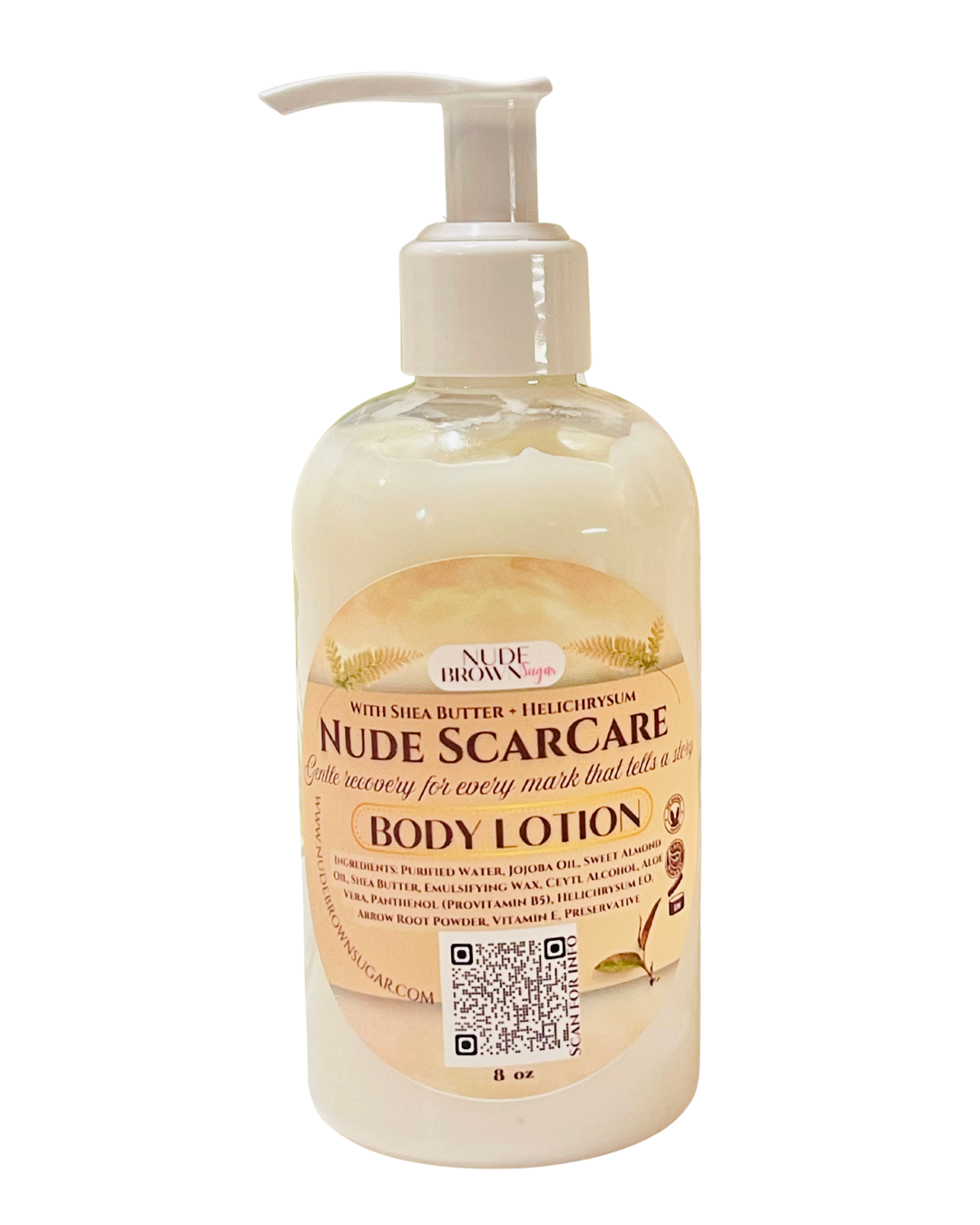 Nude ScarCare Body Lotion - Nudebrownsugar