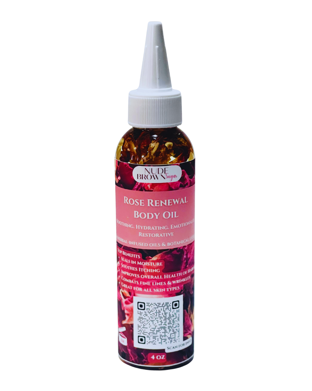 Rose Renewal Body Oil - Nudebrownsugar