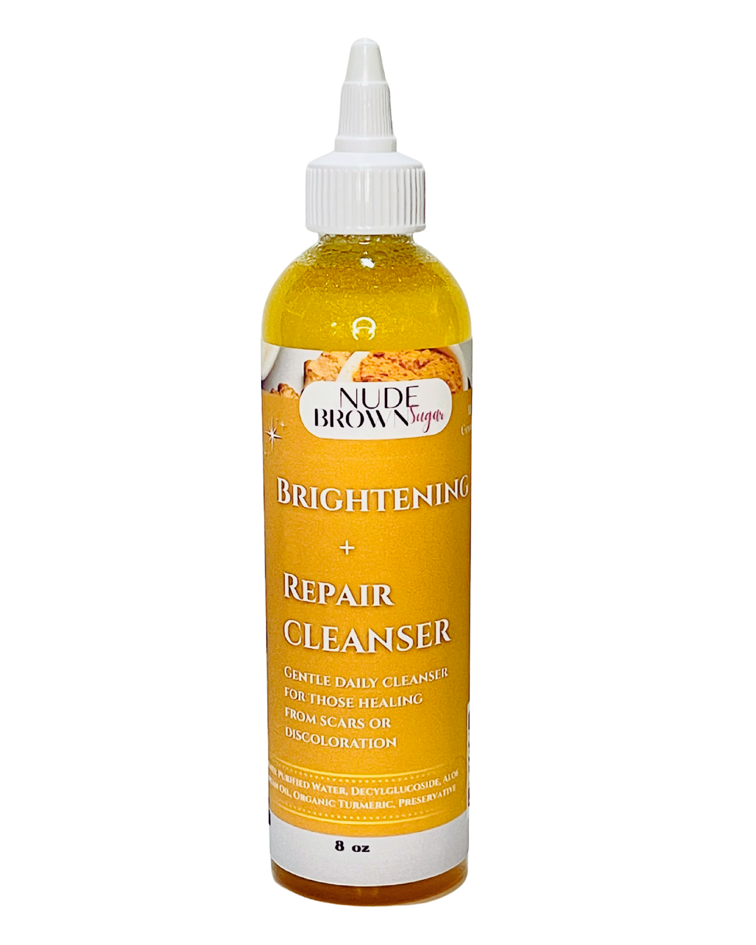 Brightening + Repair Turmeric Wash - Nudebrownsugar