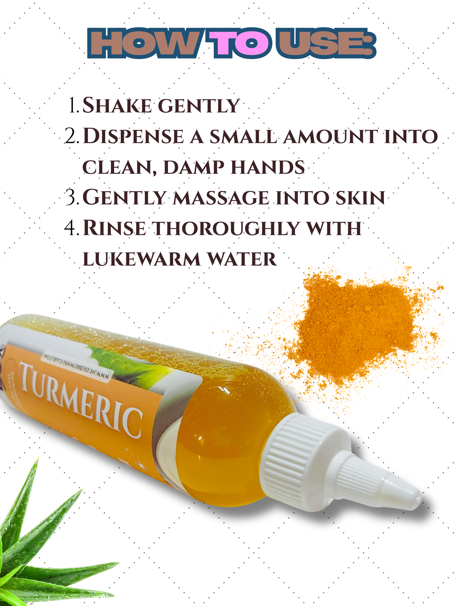 Brightening + Repair Turmeric Wash - Nudebrownsugar
