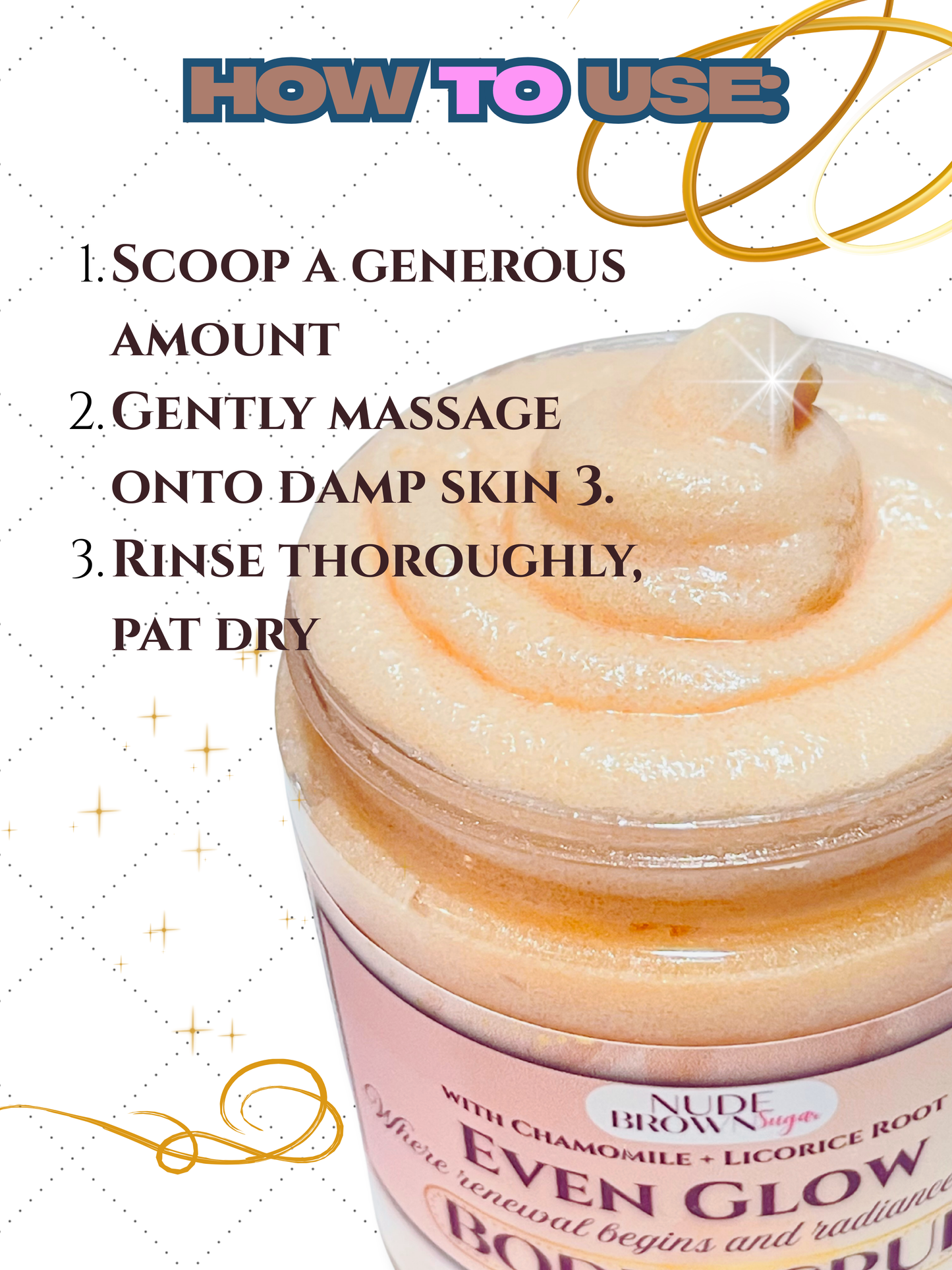 Even Glow Body Scrub - Nudebrownsugar