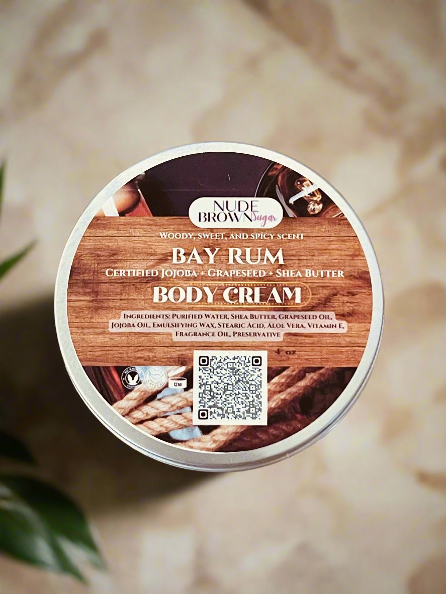 Bay Rum Body Cream - Nudebrownsugar