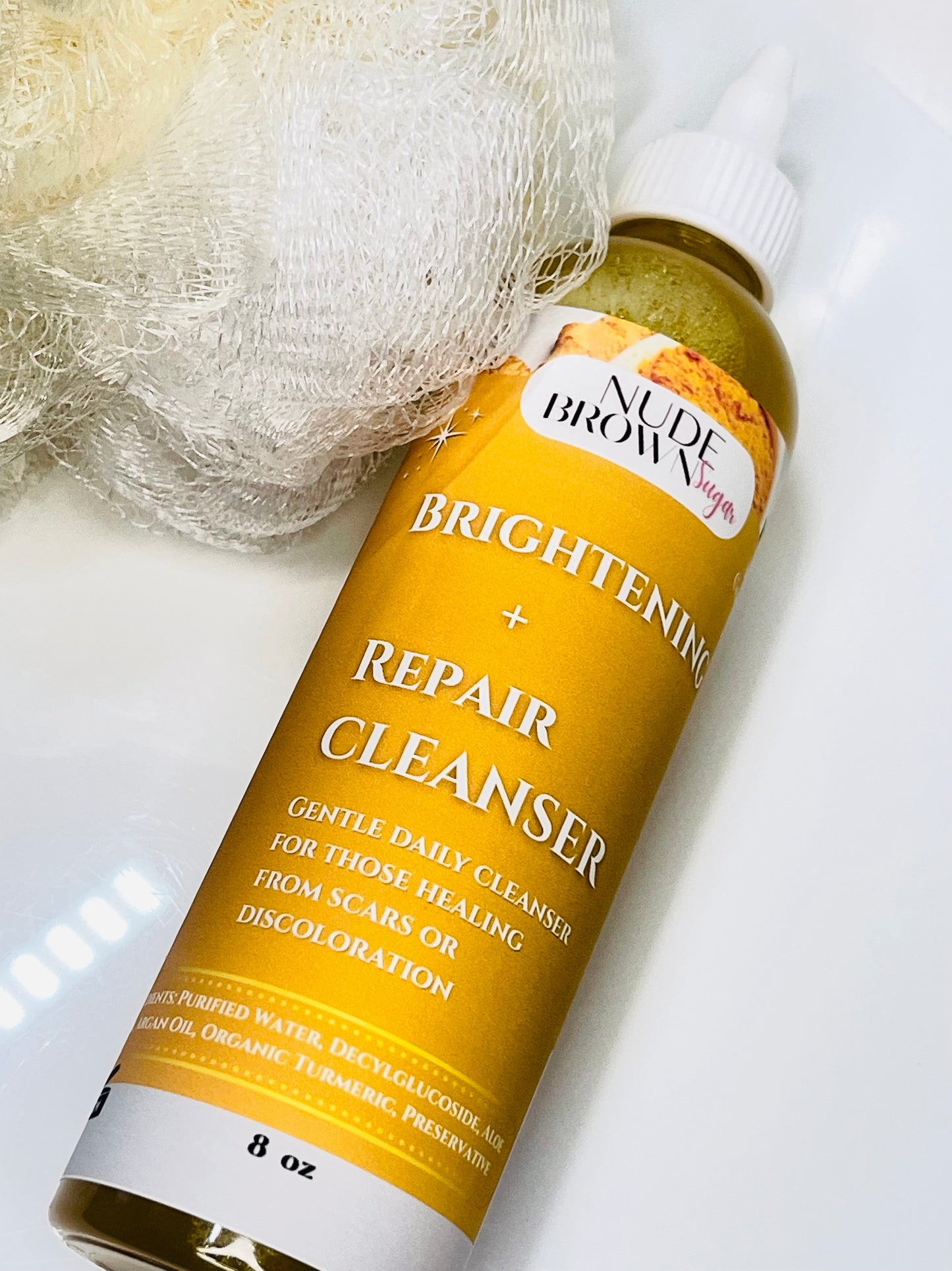 Brightening + Repair Turmeric Wash - Nudebrownsugar
