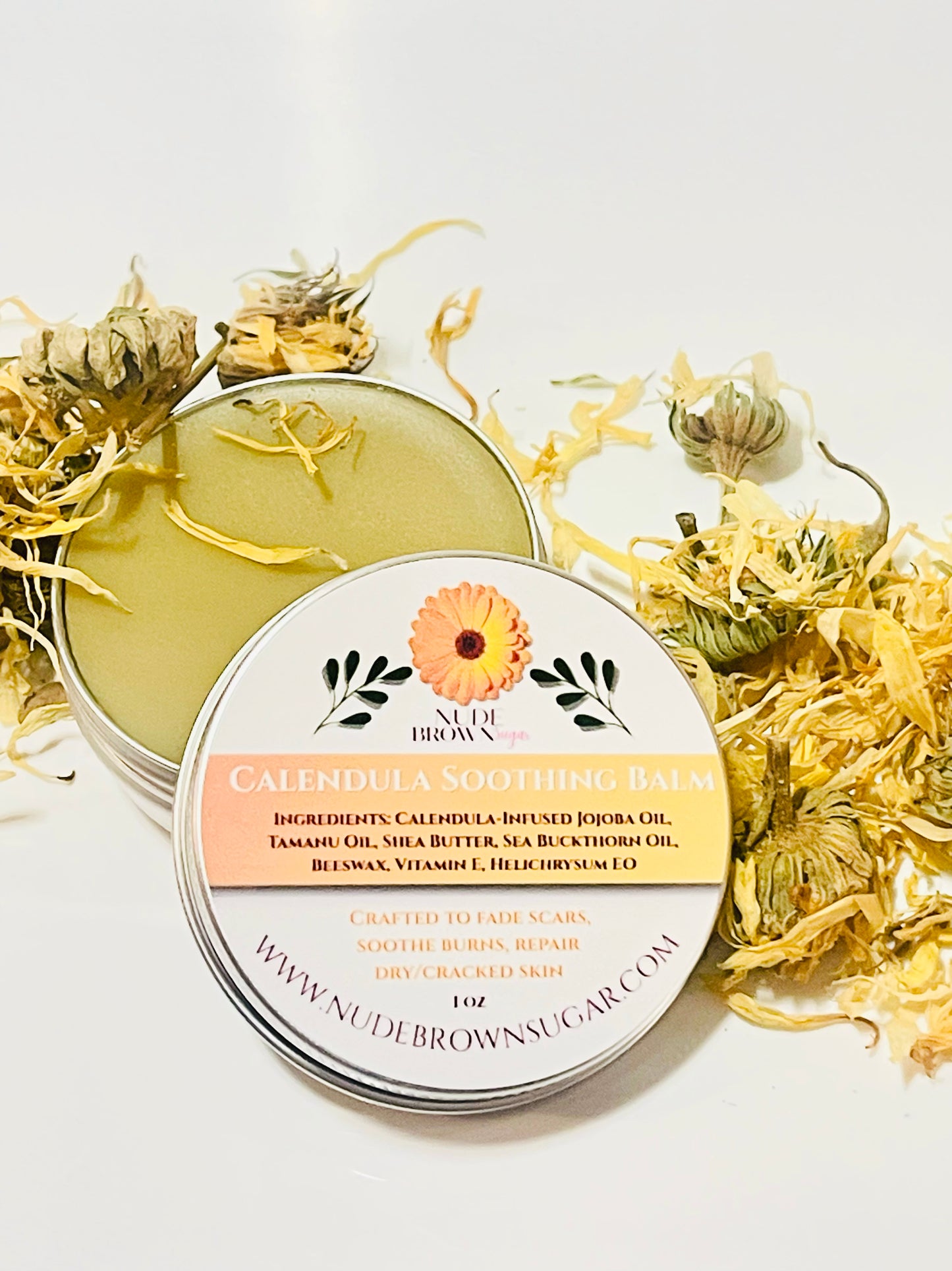 Calendula Soothing Balm - Nudebrownsugar