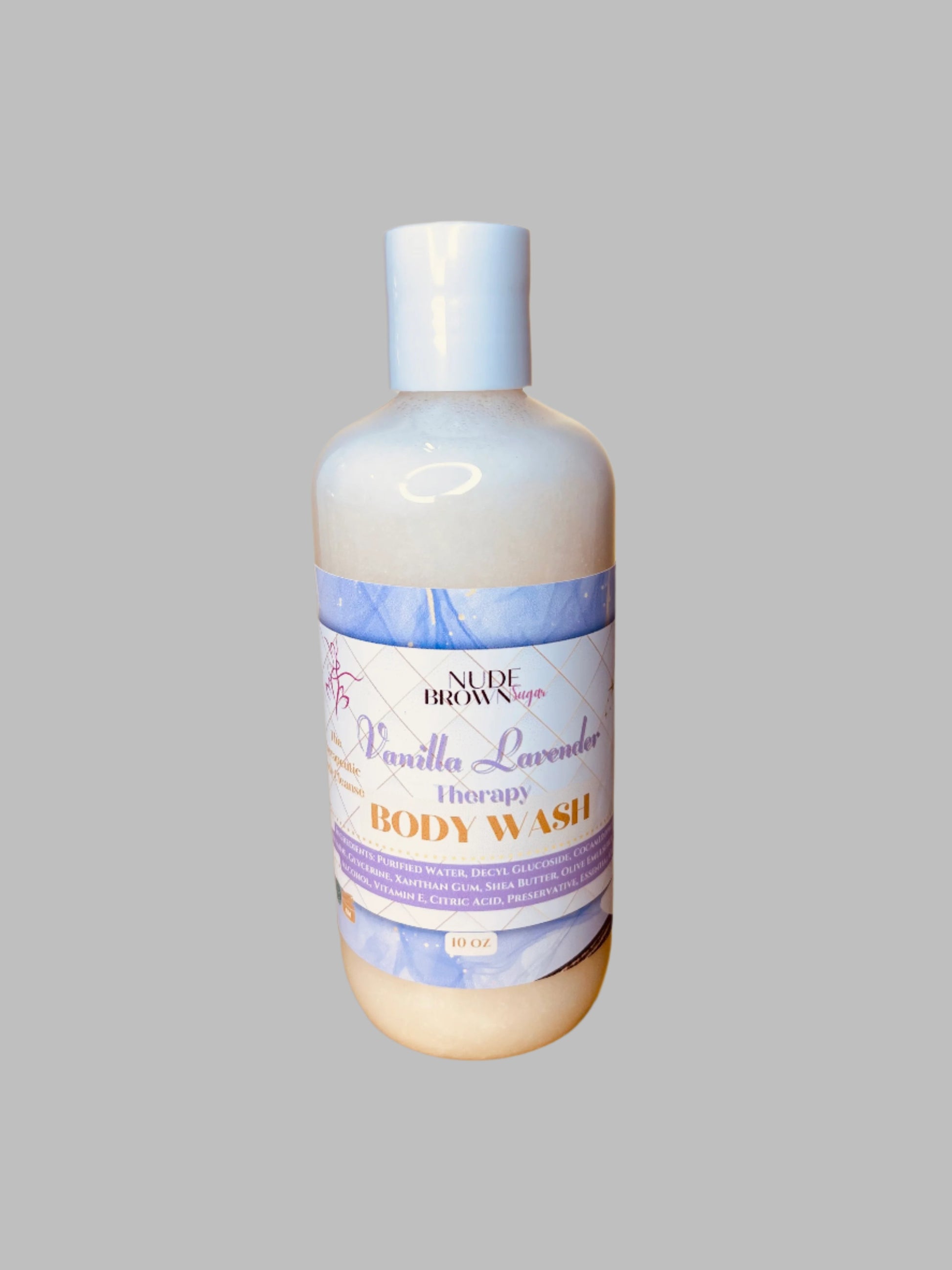 Vanilla Lavender Therapy Body Wash – Nudebrownsugar