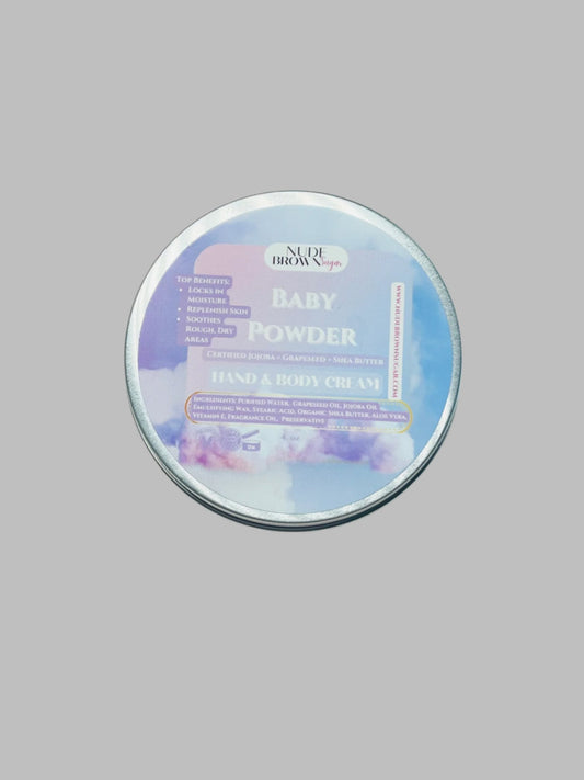 Baby Powder Hand & Body Cream - Nudebrownsugar