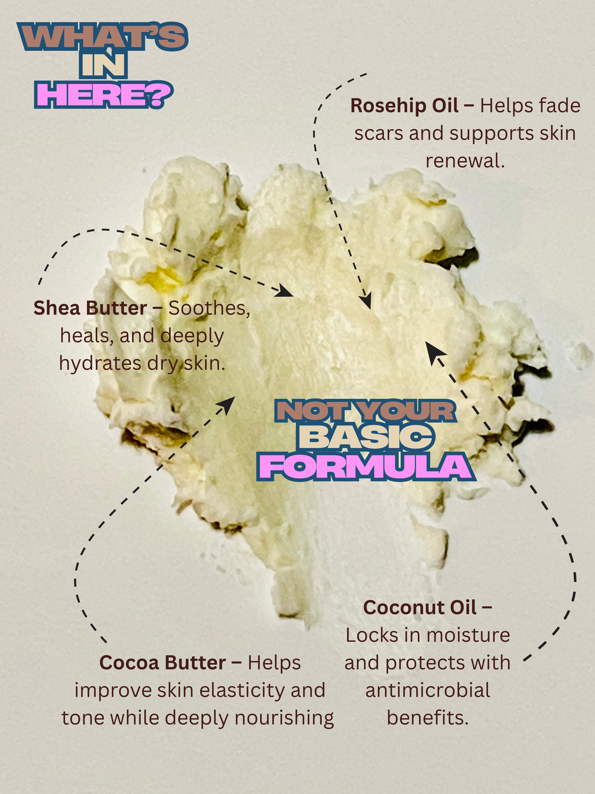 Naked Nourish Body Butter - Nudebrownsugar